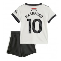 Maglia Calcio Manchester United Marcus Rashford #10 Terza Divisa Bambino 2024-25 Manica Corta (+ pantaloncini)